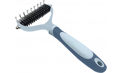 Peigne démêlant robuste pour chat à poils longs – Accessoire de toilettage pour pelage épais