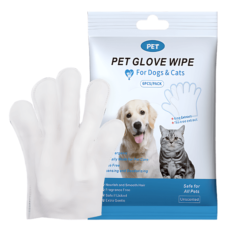 Lingettes Nettoyantes Hypoallergéniques pour Chiens & Chats (6 unités/paquet) Lingettes Nettoyantes Hypoallergéniques pour Chiens & Chats (6 unités/paquet)