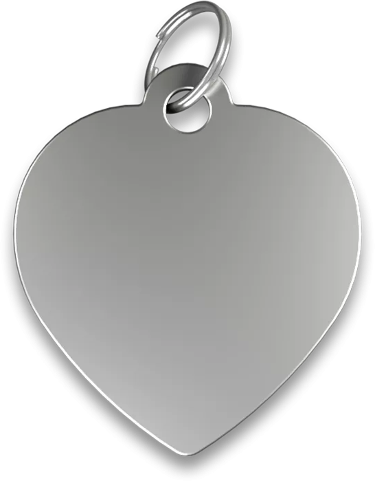 Médaille Chat Cœur Gravée