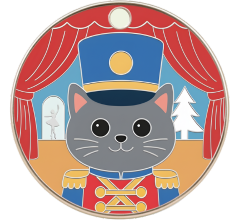 Médaille Chat Gravée Miaou-Noisette Médaille Chat Gravée Miaou-Noisette